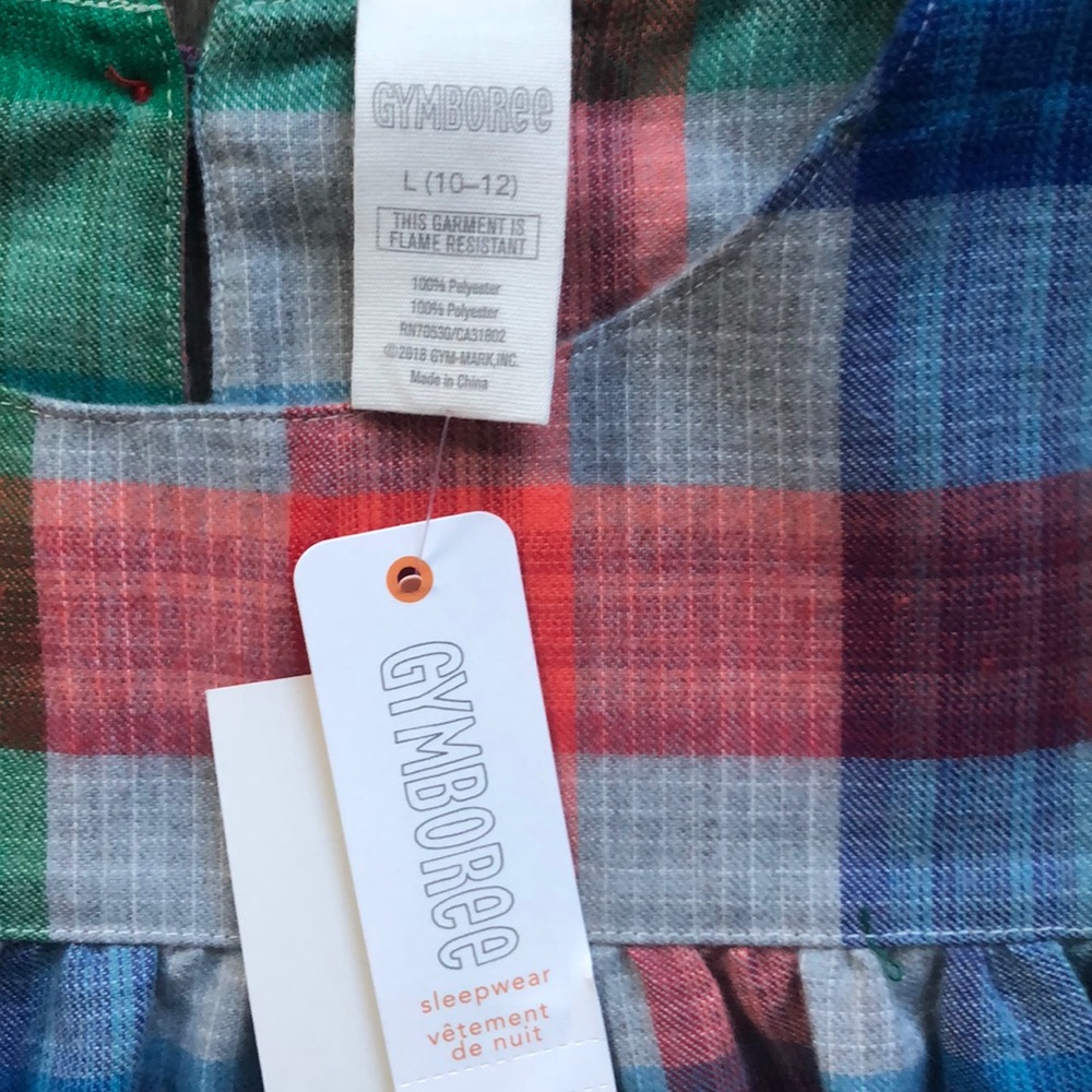 Gymboree long sleeves dress girl’s pajamas. - Picture 2 of 8